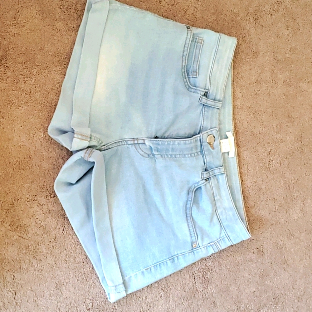H&M Light Wash Denim Shorts